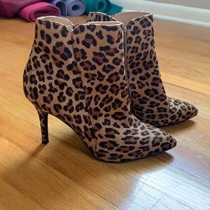 High heel booties